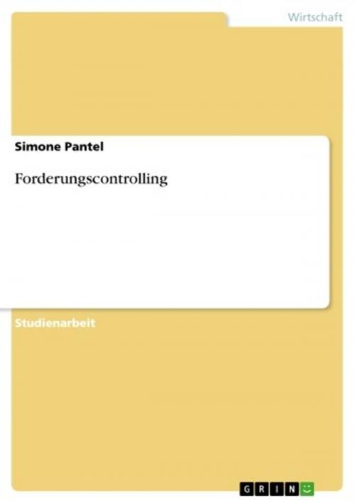 Cover of the book Forderungscontrolling by Simone Pantel, GRIN Verlag