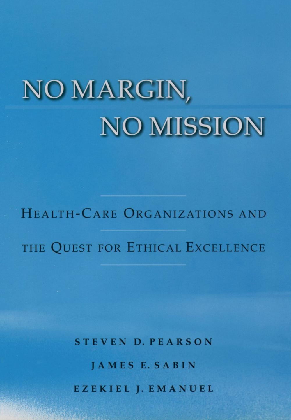 Big bigCover of No Margin, No Mission