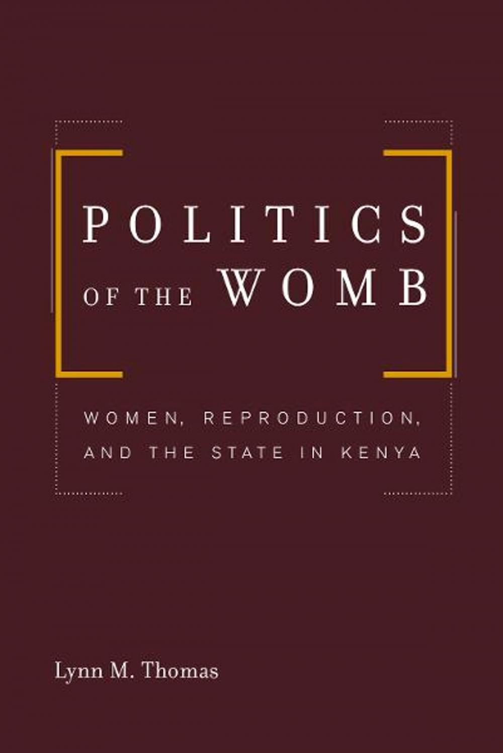 Big bigCover of Politics of the Womb