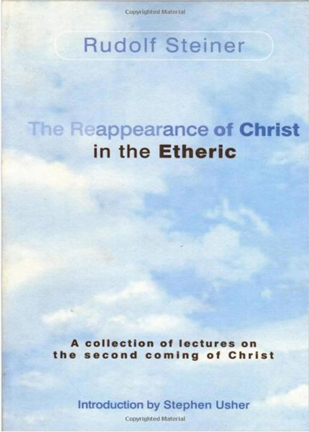 Big bigCover of The Reappearance of Christ in the Etheric