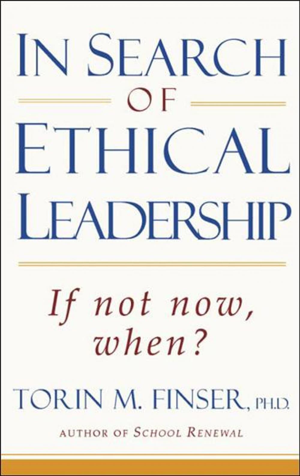 Big bigCover of In Search of Ethical Leadership