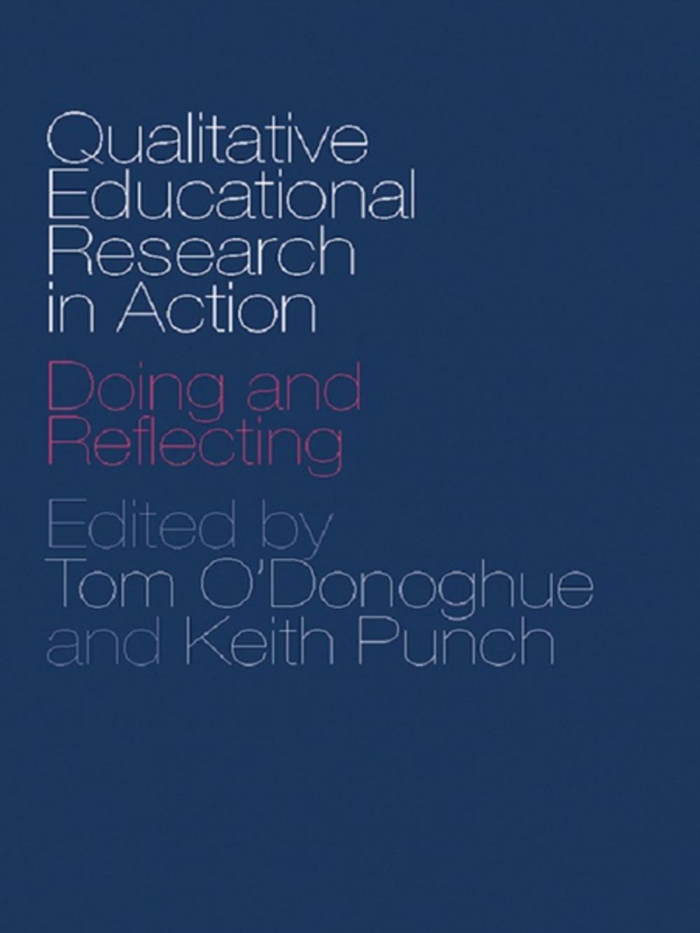 Big bigCover of Qualitative Educational Research in Action