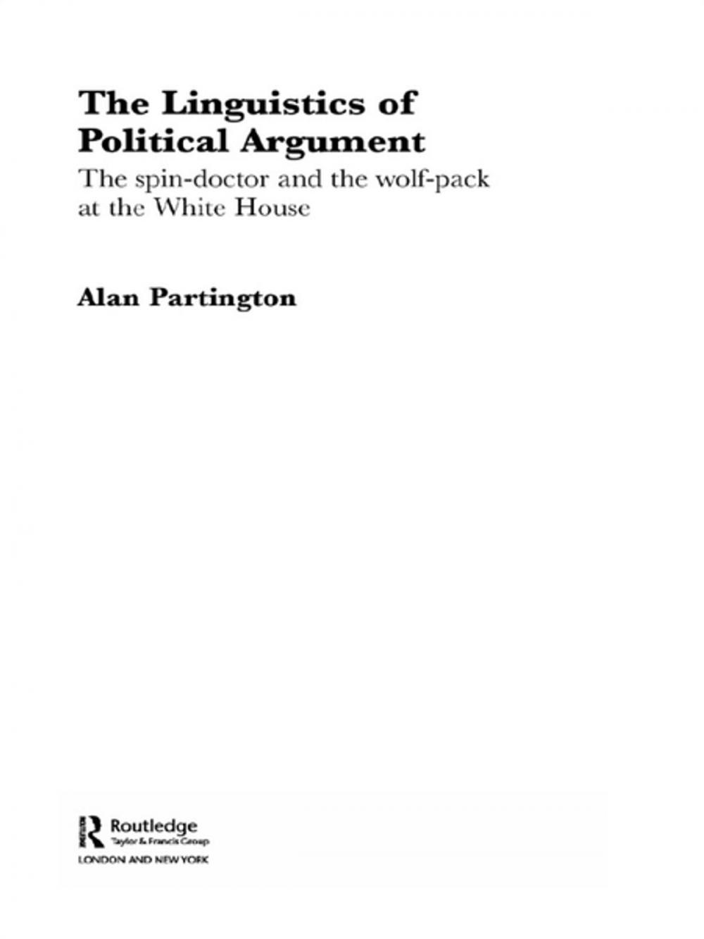 Big bigCover of The Linguistics of Political Argument