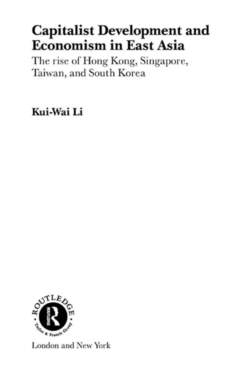 Big bigCover of Capitalist Development and Economism in East Asia