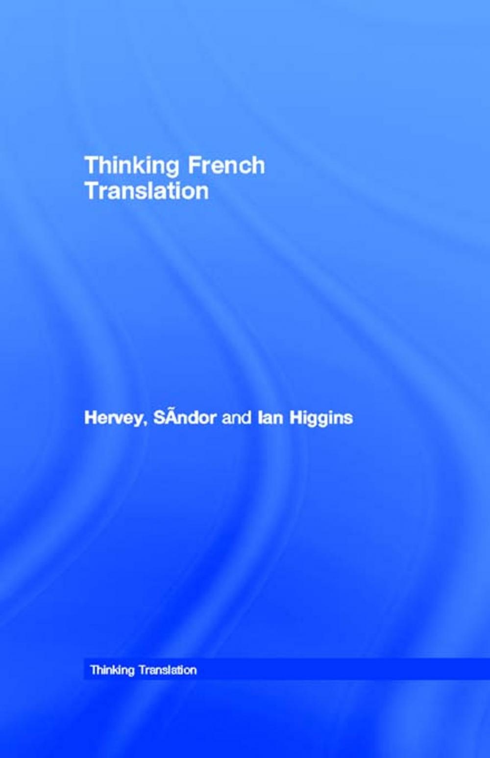 Big bigCover of Thinking French Translation