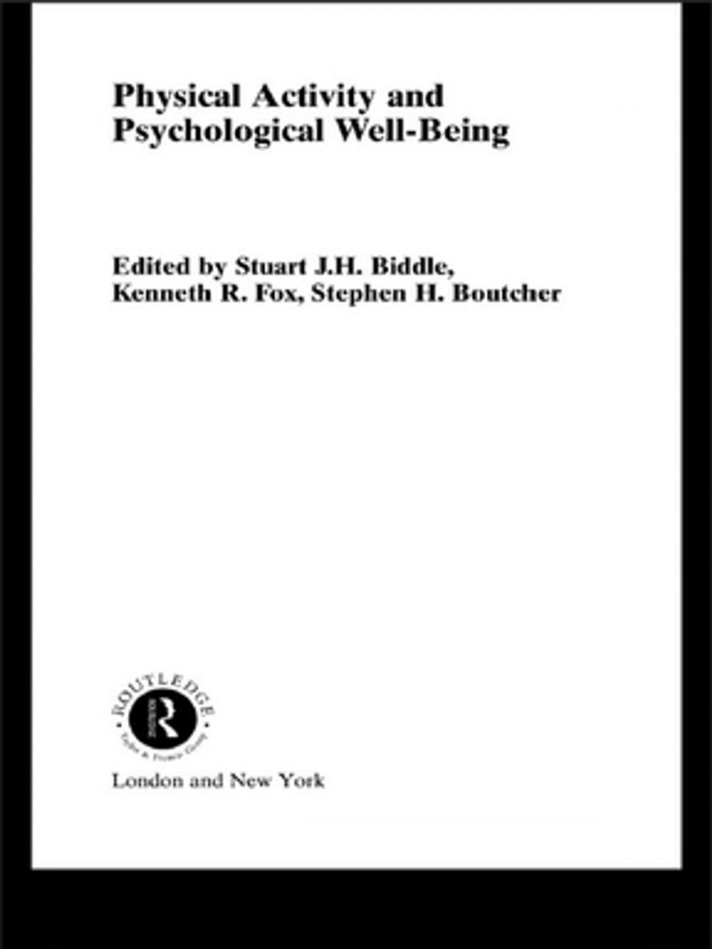 Big bigCover of Physical Activity and Psychological Well-Being