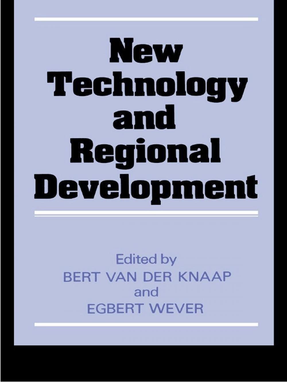 Big bigCover of New Technology and Regional Development