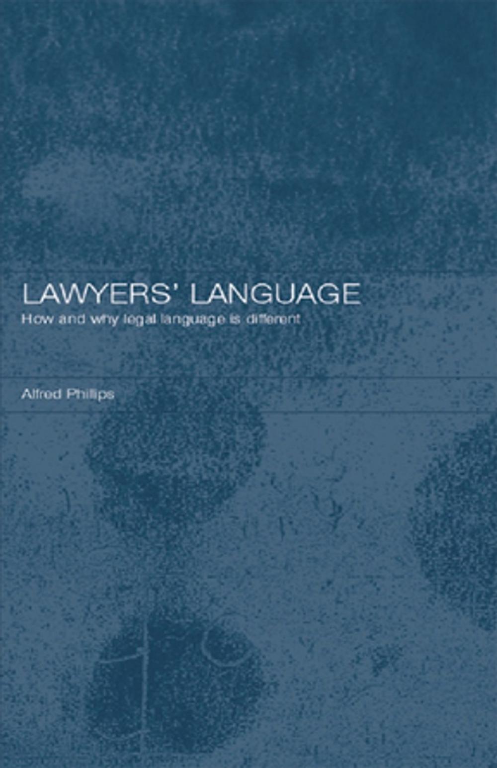 Big bigCover of Lawyers' Language