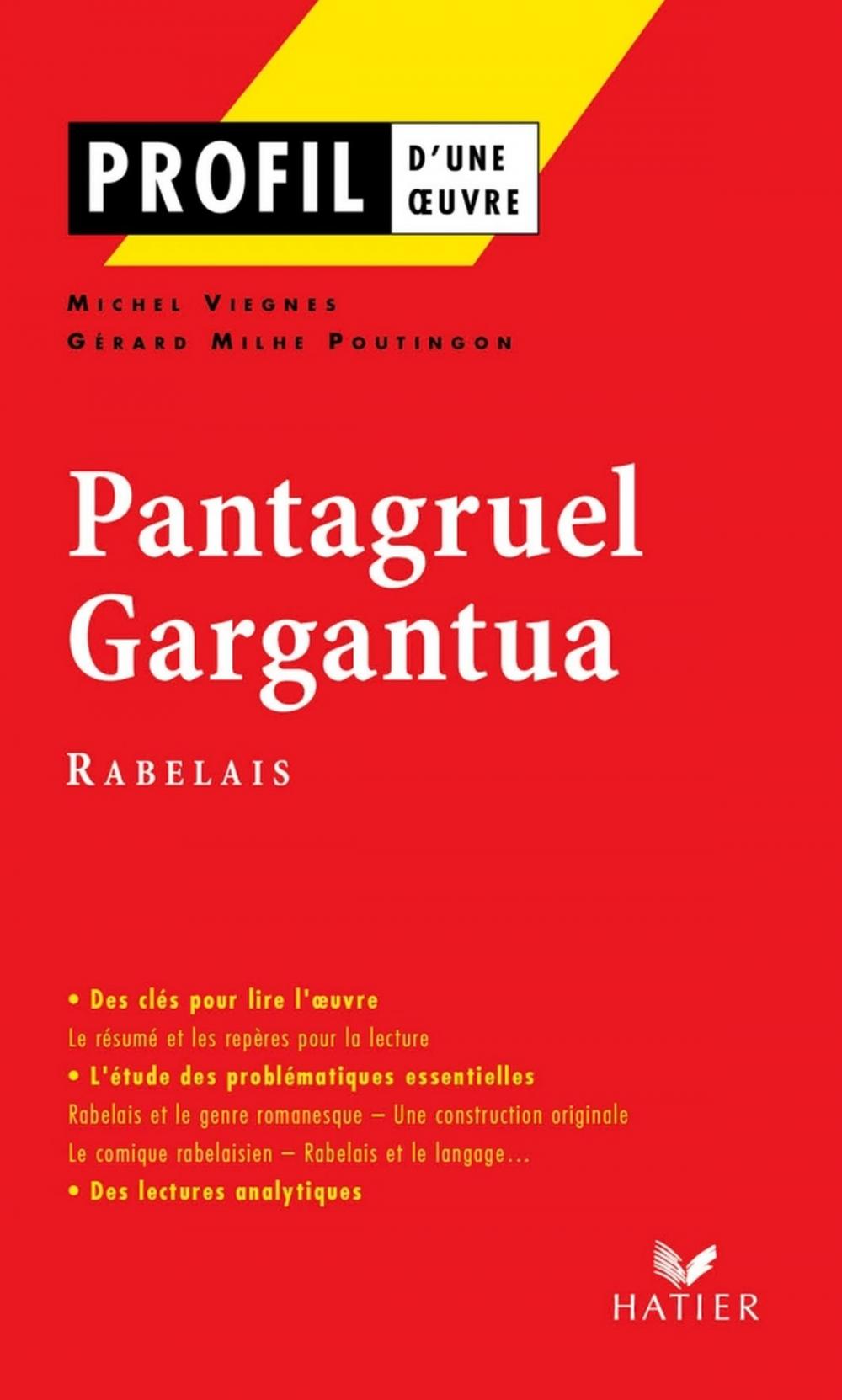 Big bigCover of Profil - Rabelais (François) : Pantagruel, Gargantua