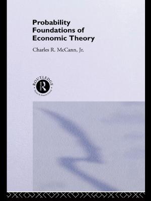Cover of the book Probability Foundations of Economic Theory by Peter Jones