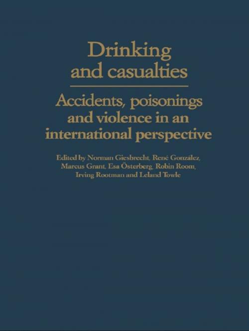 Cover of the book Drinking and Casualties by , Taylor and Francis