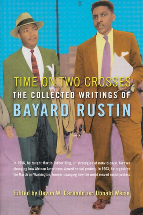 Cover of the book Time on Two Crosses by Bayard Rustin, Cleis Press