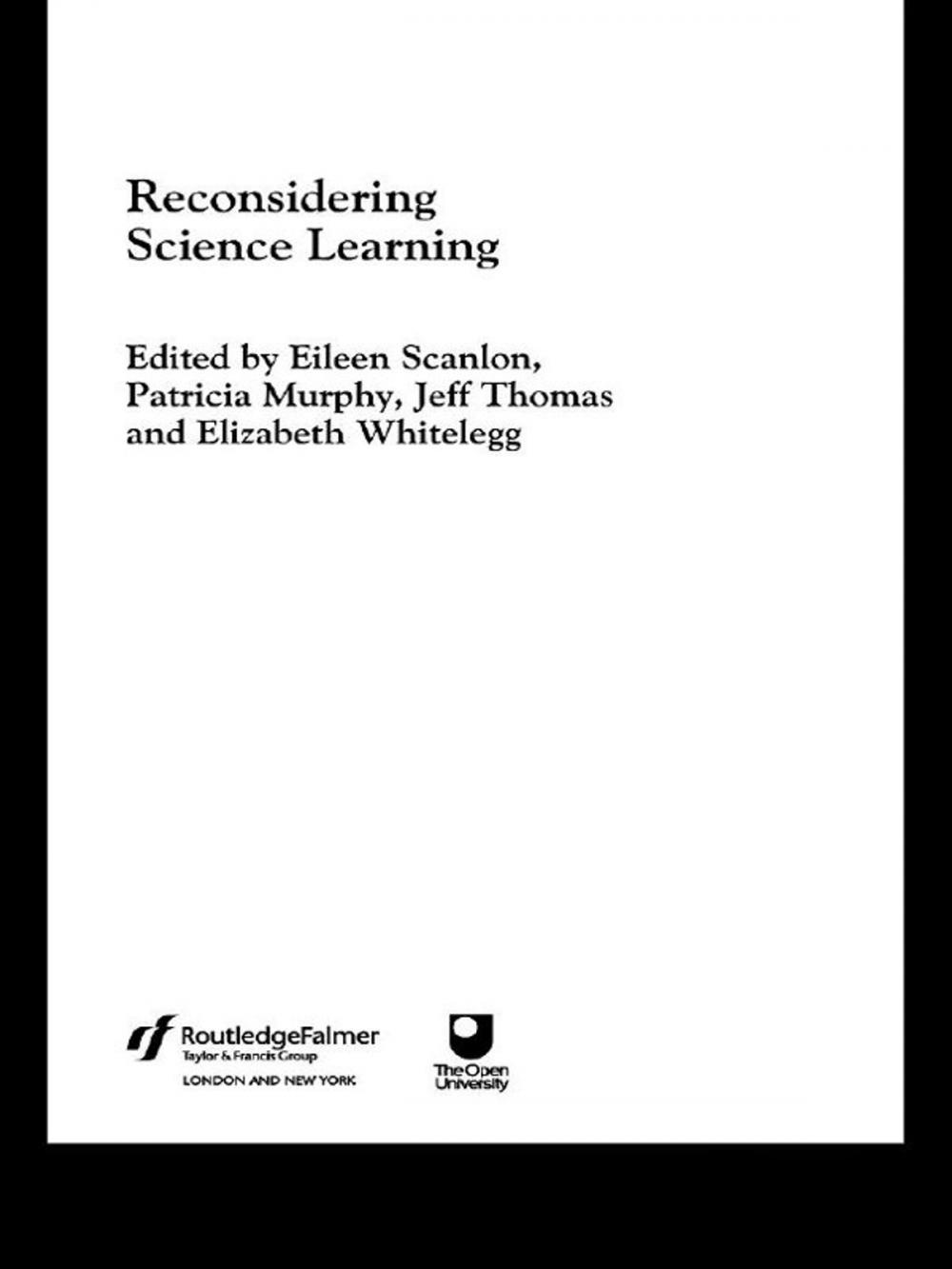 Big bigCover of Reconsidering Science Learning