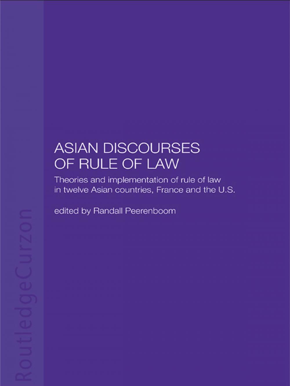 Big bigCover of Asian Discourses of Rule of Law