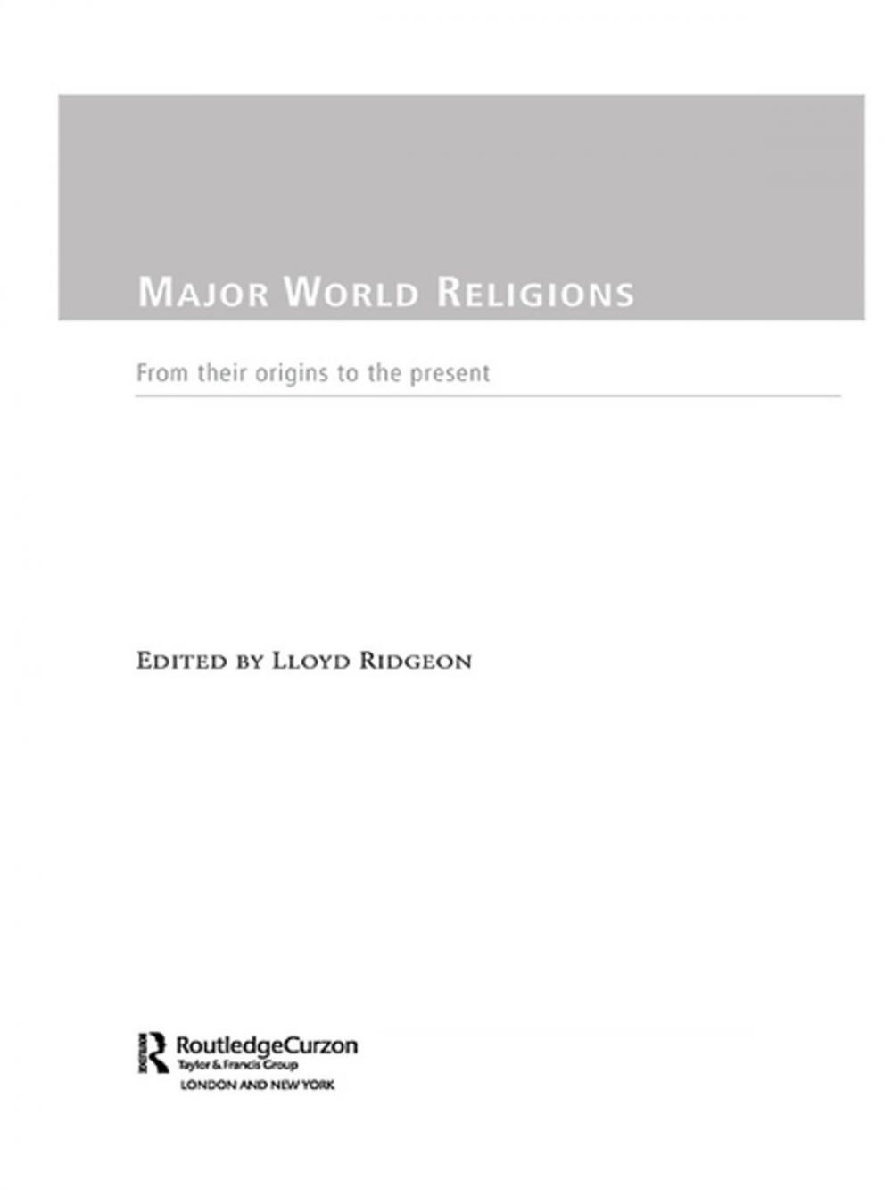 Big bigCover of Major World Religions