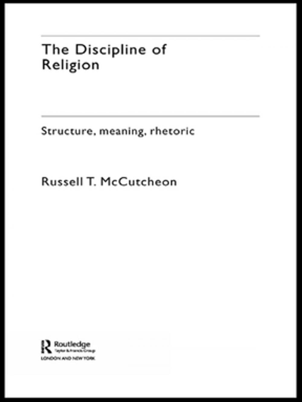 Big bigCover of The Discipline of Religion