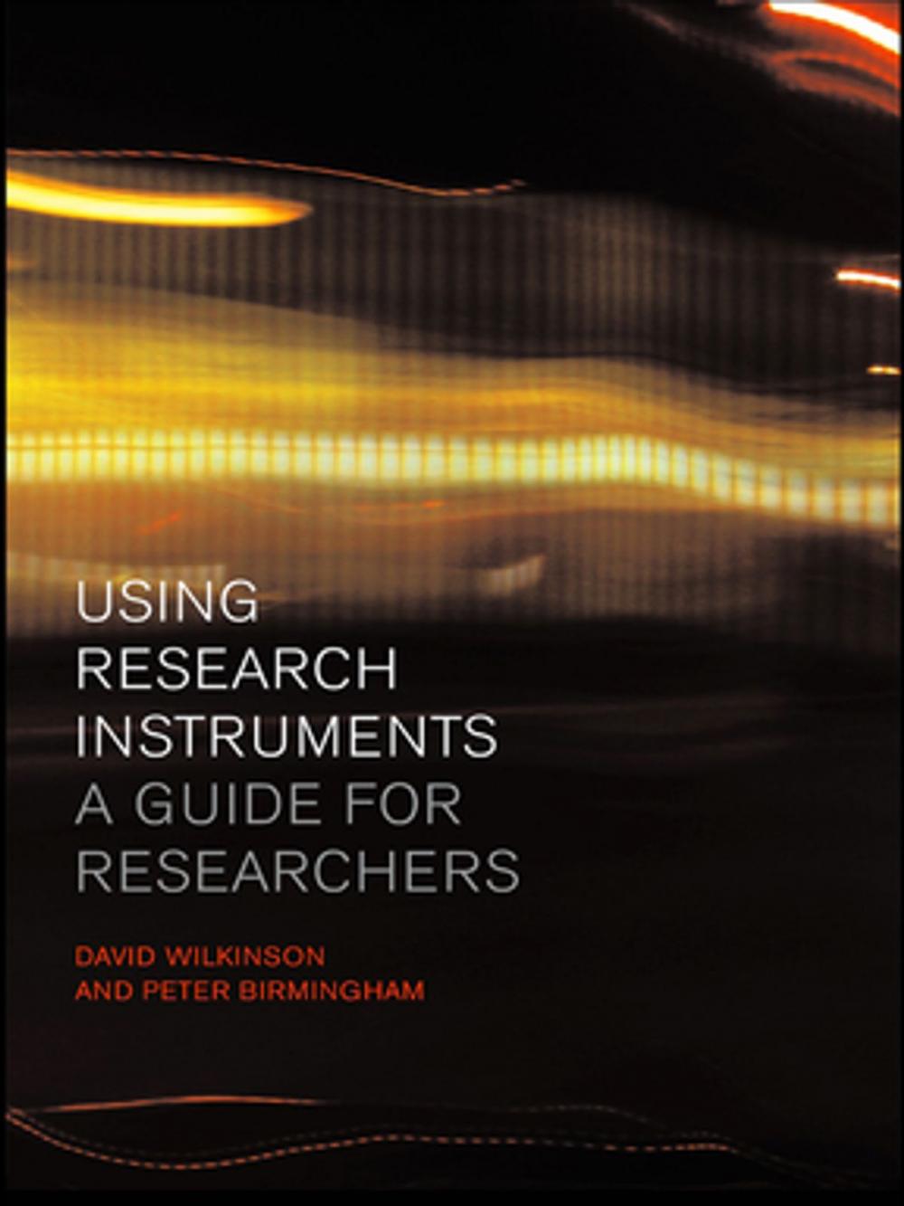 Big bigCover of Using Research Instruments