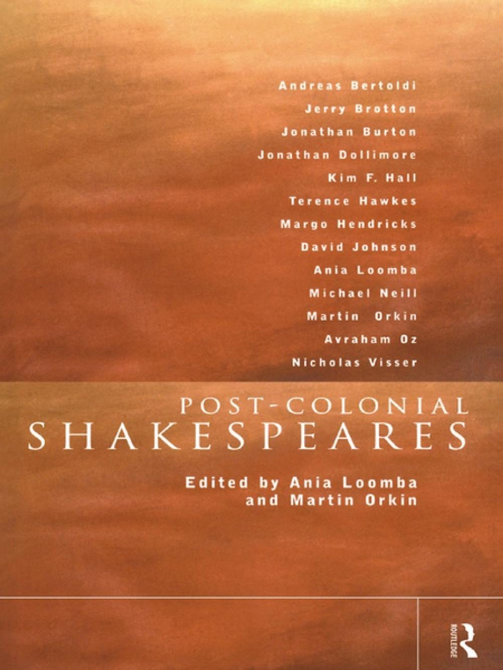 Big bigCover of Post-Colonial Shakespeares