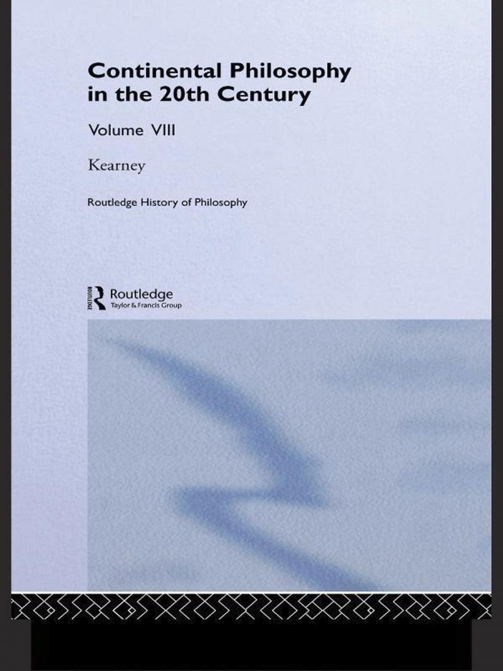 Big bigCover of Routledge History of Philosophy Volume VIII