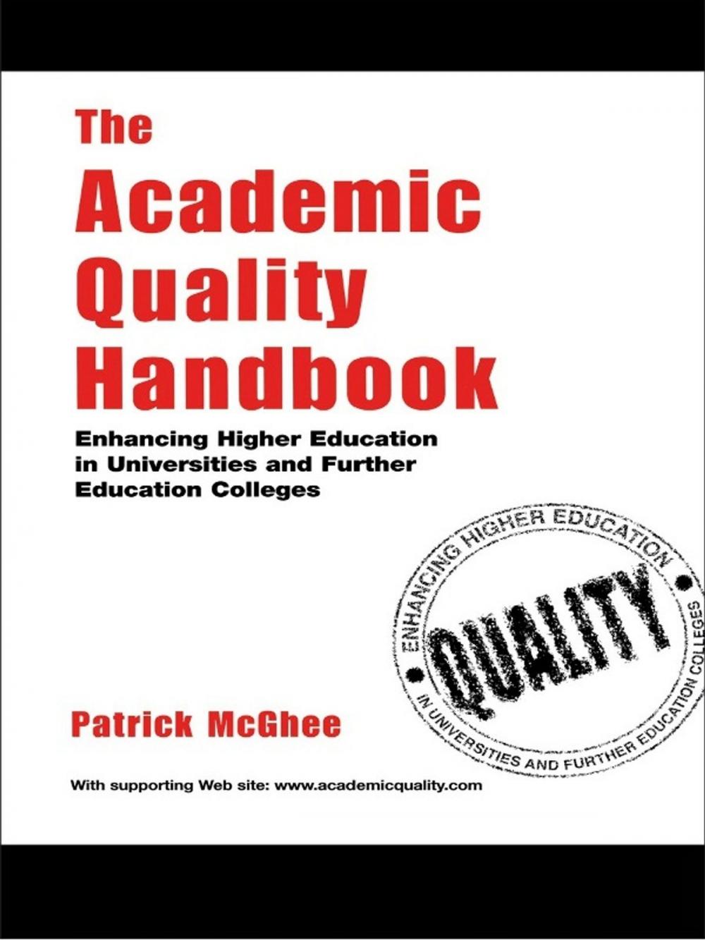 Big bigCover of Academic Quality Handbook Rb