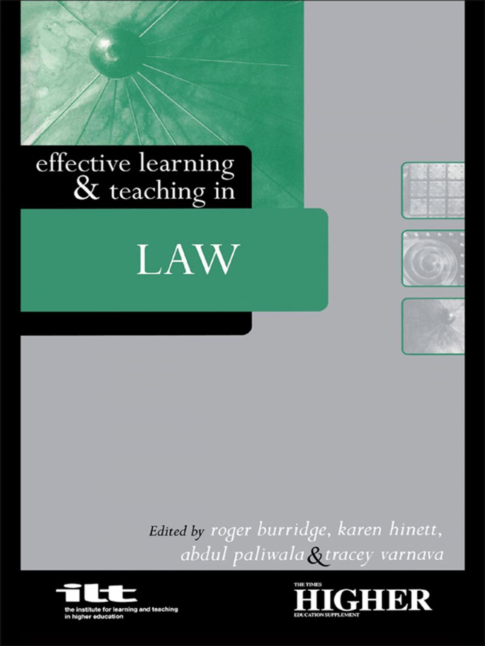 Big bigCover of Effective Learning and Teaching in Law