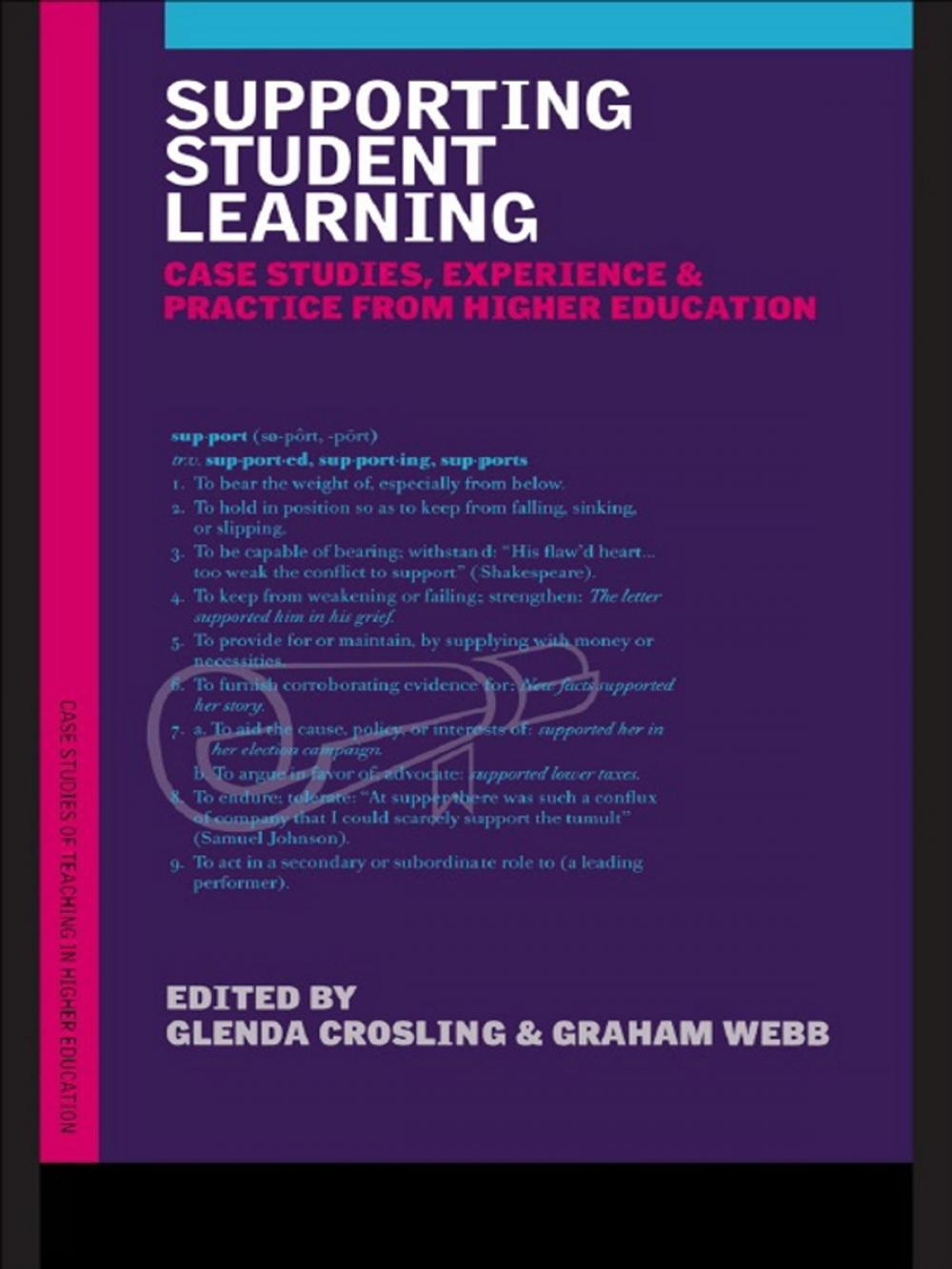 Big bigCover of Supporting Student Learning