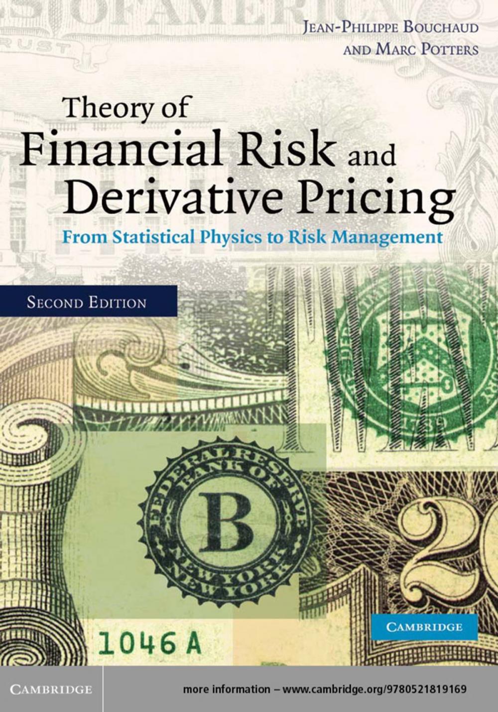 Big bigCover of Theory of Financial Risk and Derivative Pricing