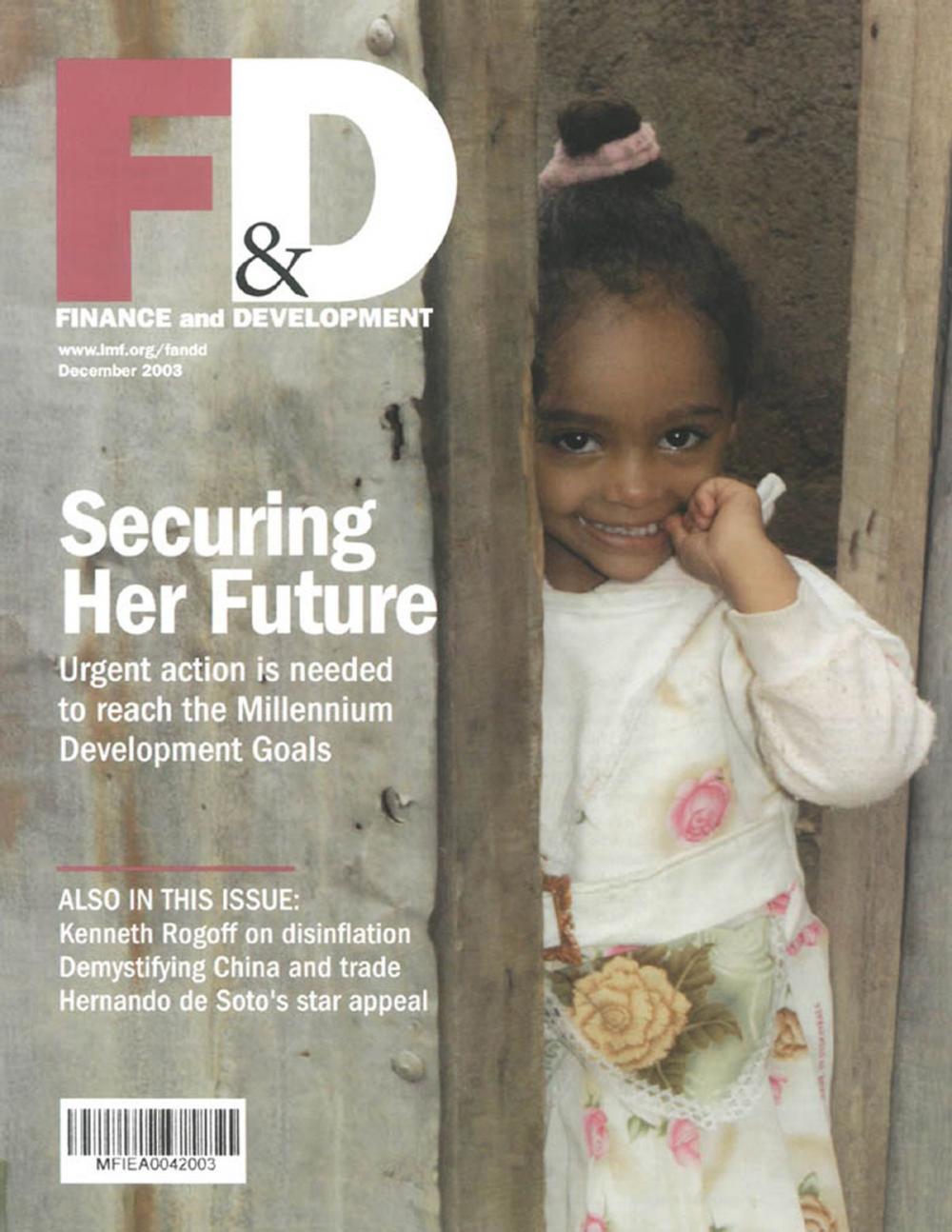 Big bigCover of Finance & Development, December 2003