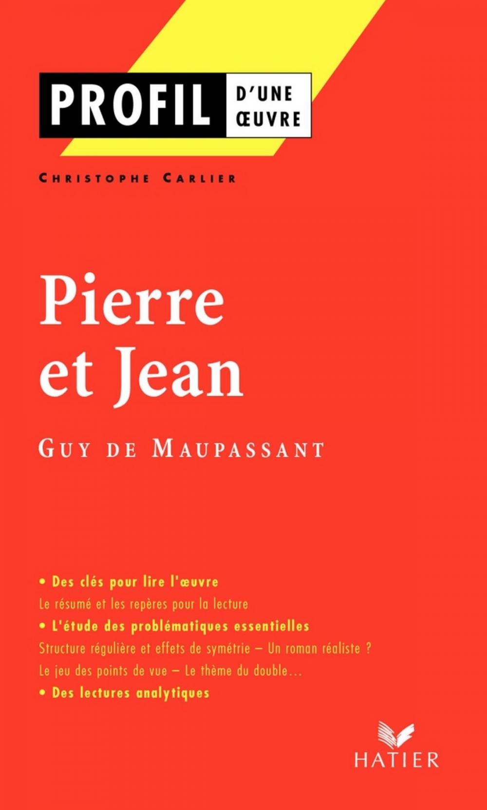 Big bigCover of Profil - Maupassant (Guy de) : Pierre et Jean