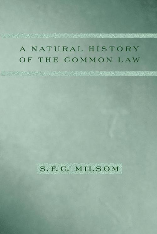 Cover of the book A Natural History of the Common Law by S. F. C. Milsom, Columbia University Press