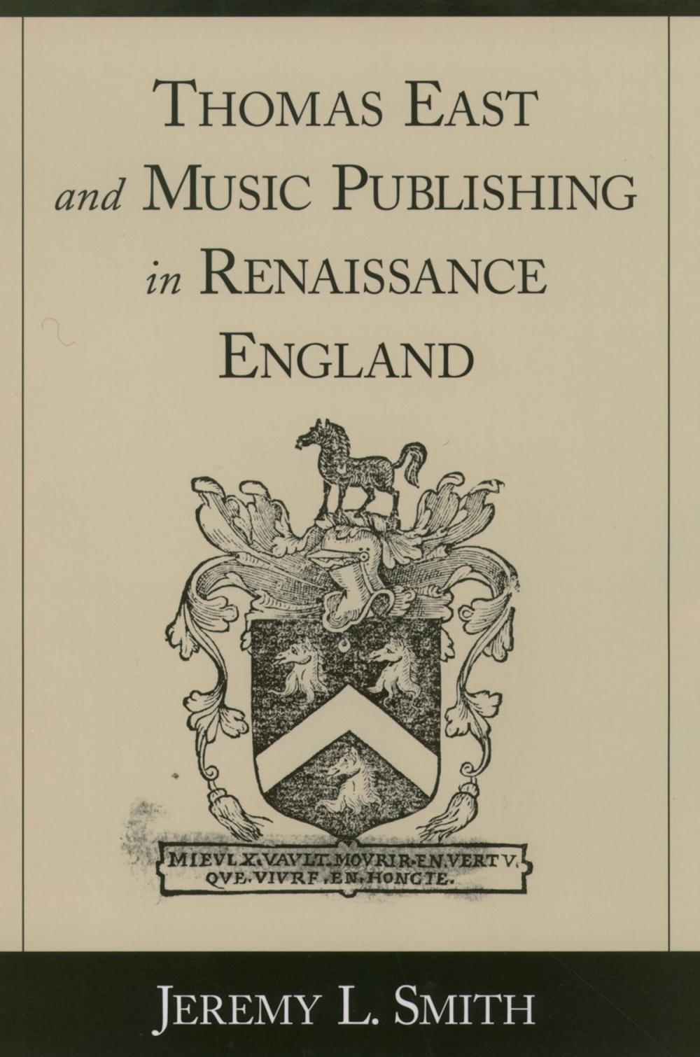 Big bigCover of Thomas East and Music Publishing in Renaissance England