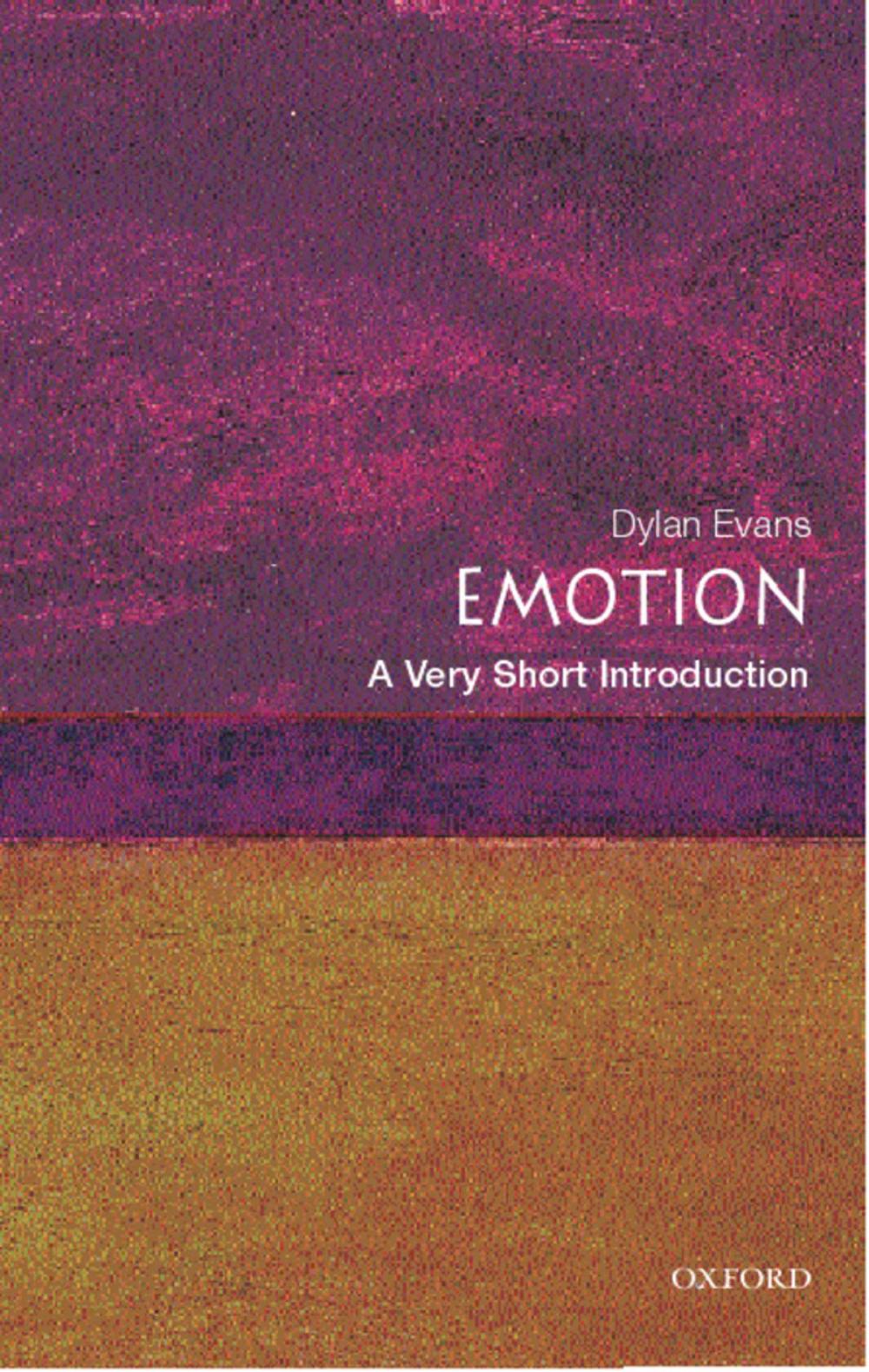 Big bigCover of Emotion: A Very Short Introduction