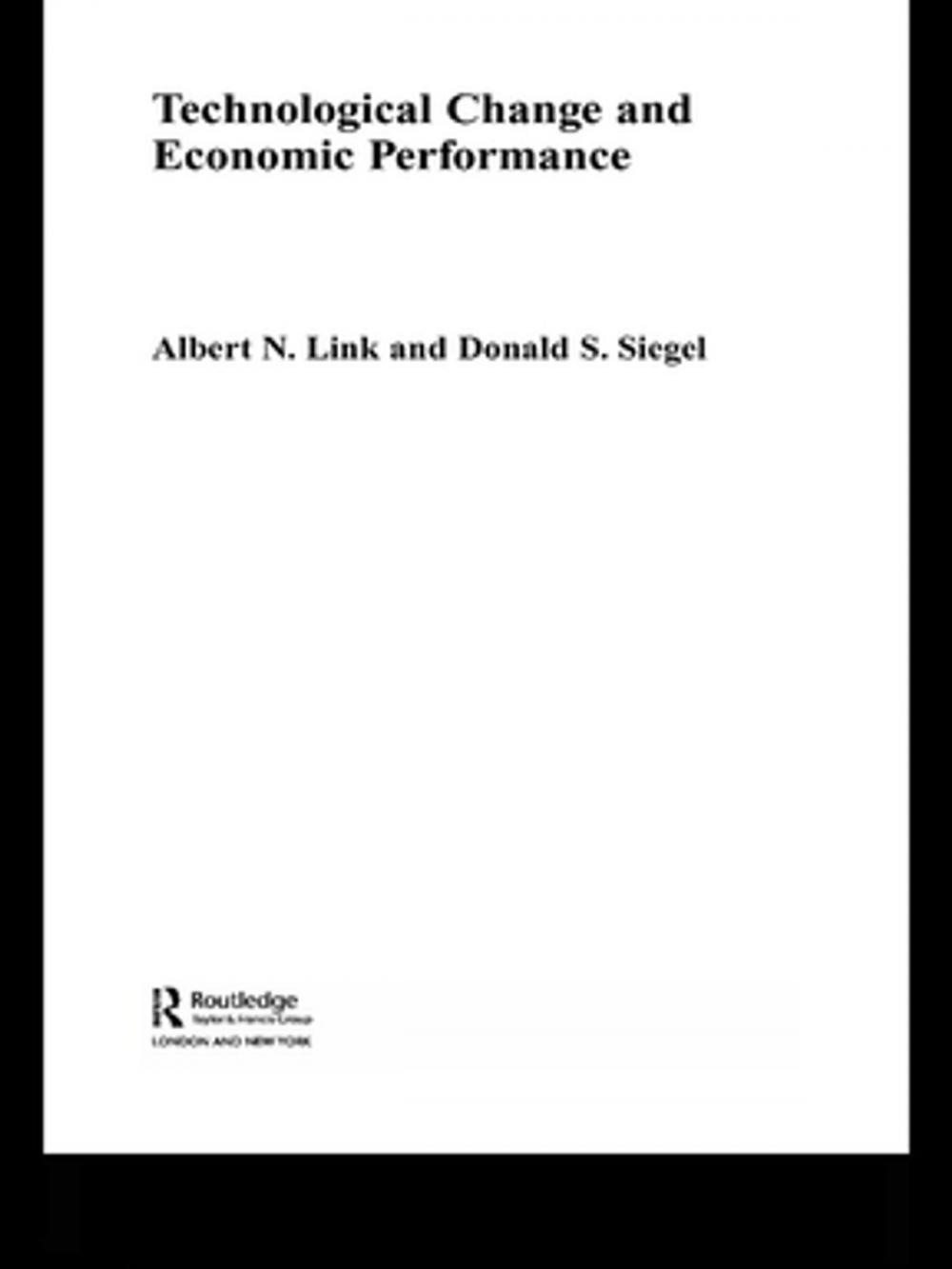 Big bigCover of Technological Change and Economic Performance