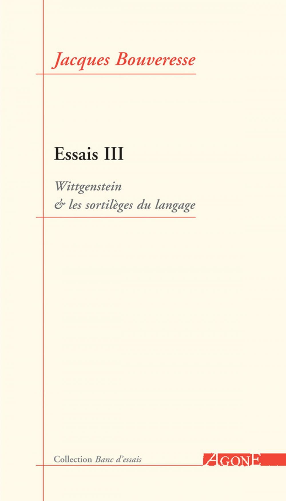 Big bigCover of Essais III