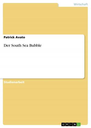 Cover of the book Der South Sea Bubble by Judith Zylla-Woellner