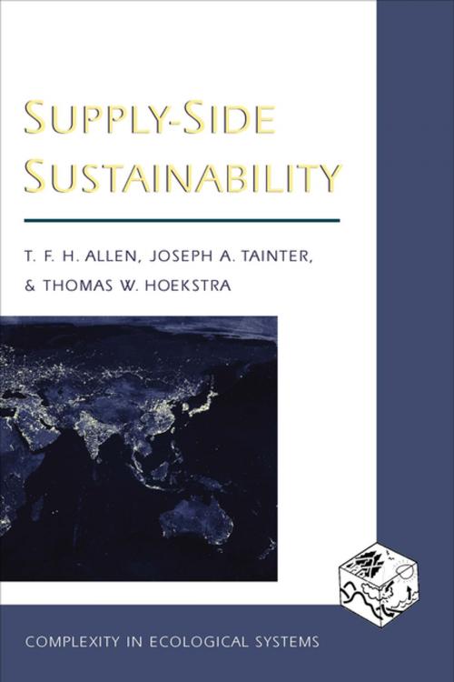 Cover of the book Supply-Side Sustainability by Timothy Allen, Joseph Tainter, Thomas Hoekstra, Columbia University Press