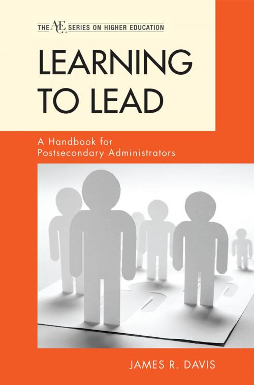 Cover of the book Learning to Lead by James R. Davis, Rowman & Littlefield Publishers