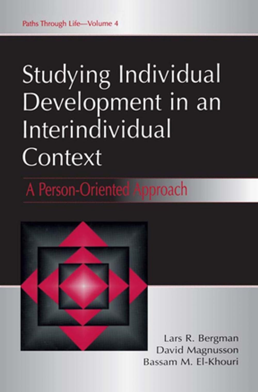 Big bigCover of Studying individual Development in An interindividual Context