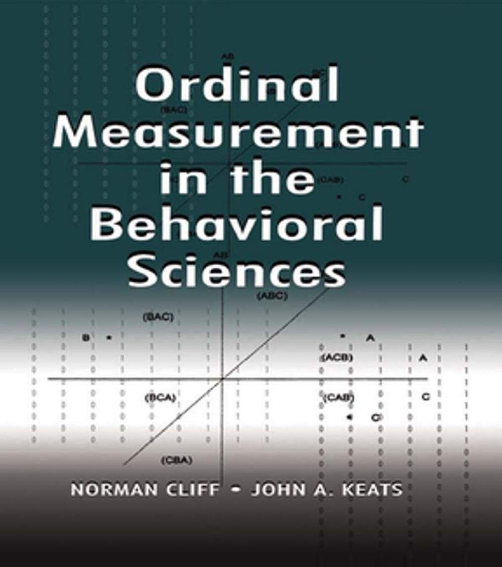 Big bigCover of Ordinal Measurement in the Behavioral Sciences