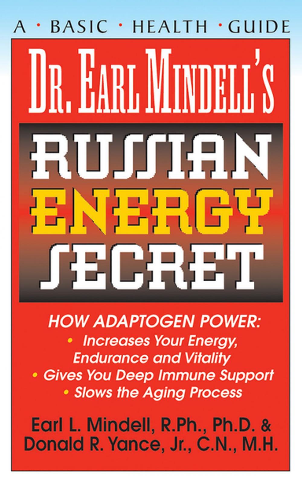 Big bigCover of Dr. Earl Mindell's Russian Energy Secret