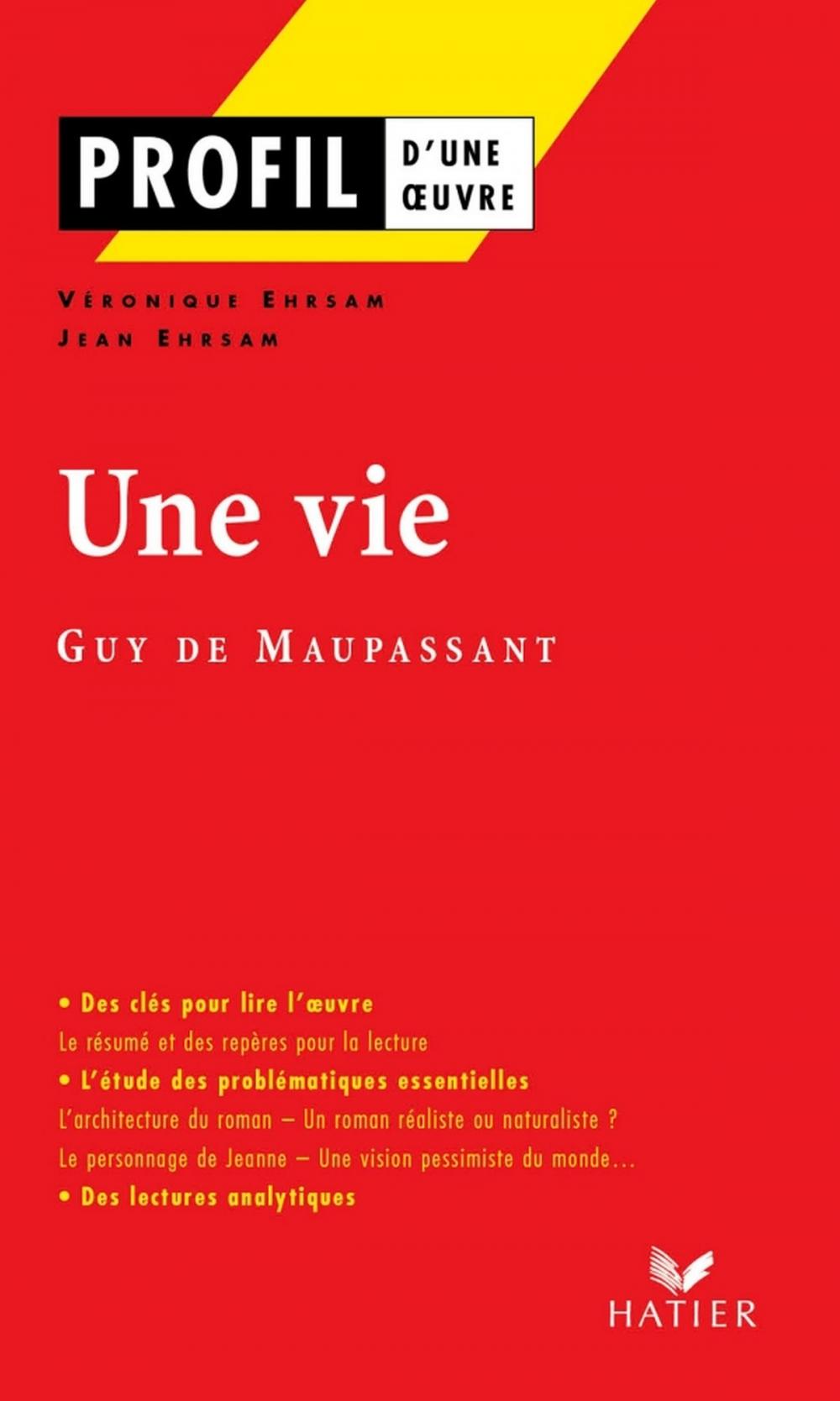 Big bigCover of Profil - Maupassant (Guy de) : Une vie