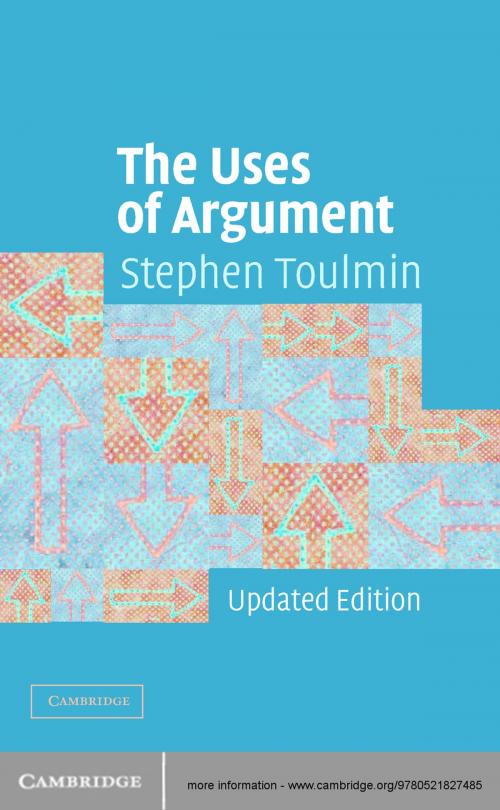 Cover of the book The Uses of Argument by Stephen E. Toulmin, Cambridge University Press