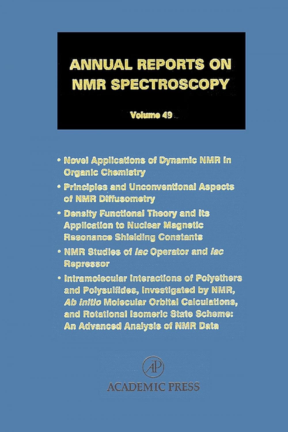 Big bigCover of Annual Reports on NMR Spectroscopy