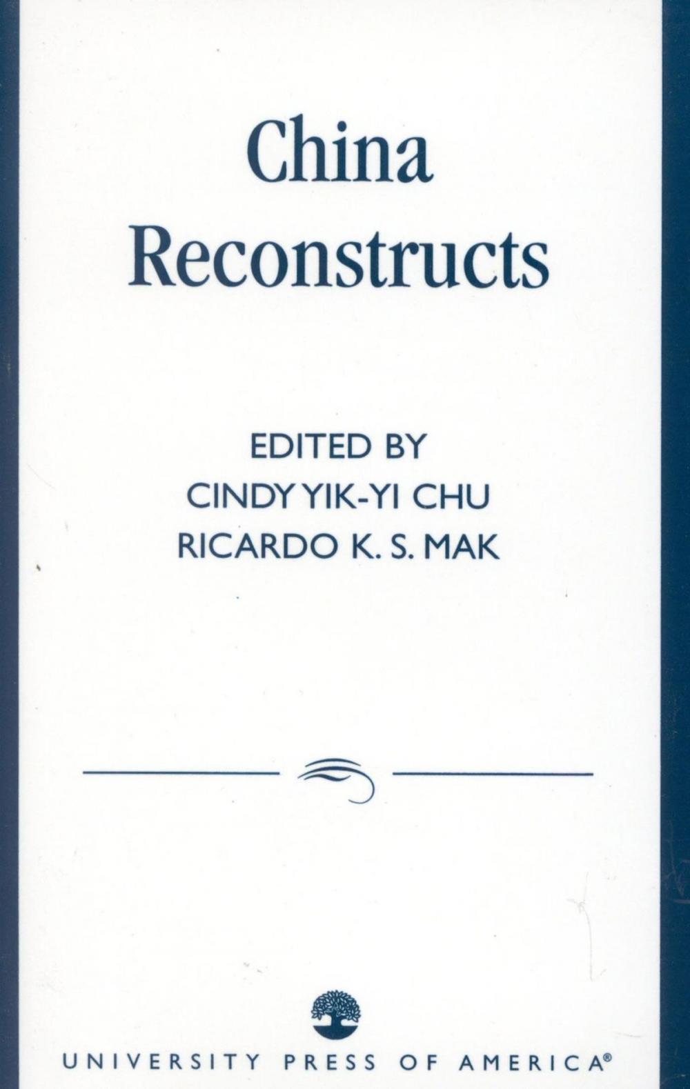 Big bigCover of China Reconstructs