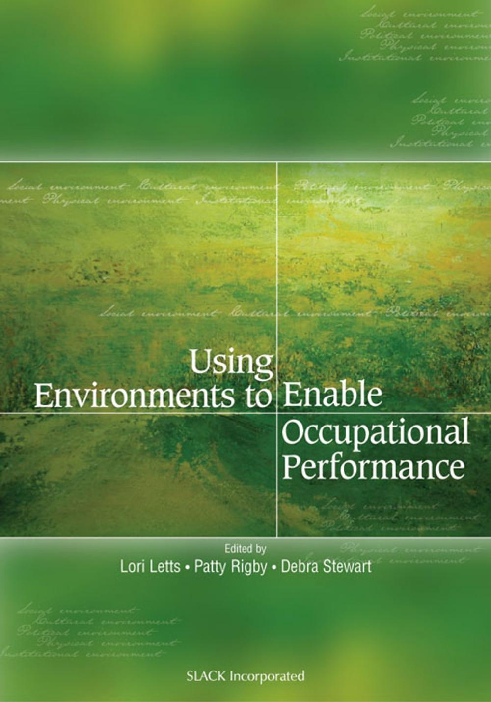 Big bigCover of Using Environments to Enable Occupational Performance