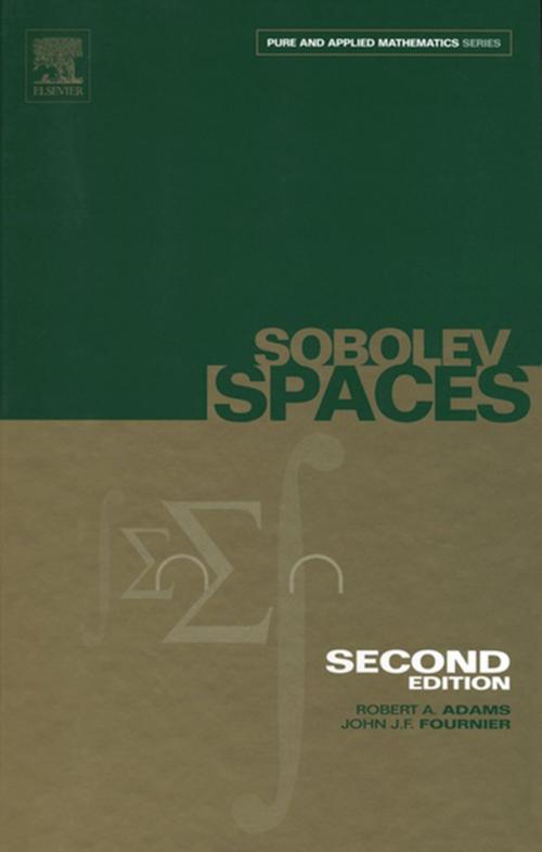 Cover of the book Sobolev Spaces by Robert A. Adams, John J. F. Fournier, Elsevier Science