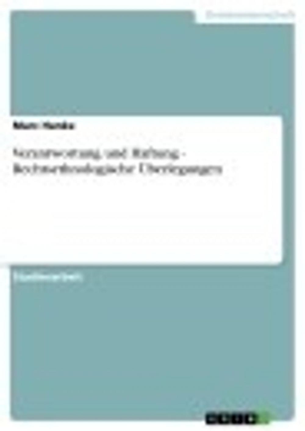 Big bigCover of Verantwortung und Haftung - Rechtsethnologische Überlegungen