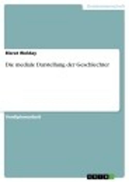 Cover of the book Die mediale Darstellung der Geschlechter by Bisrat Wolday, GRIN Verlag