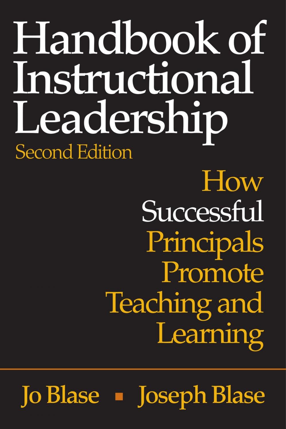 Big bigCover of Handbook of Instructional Leadership