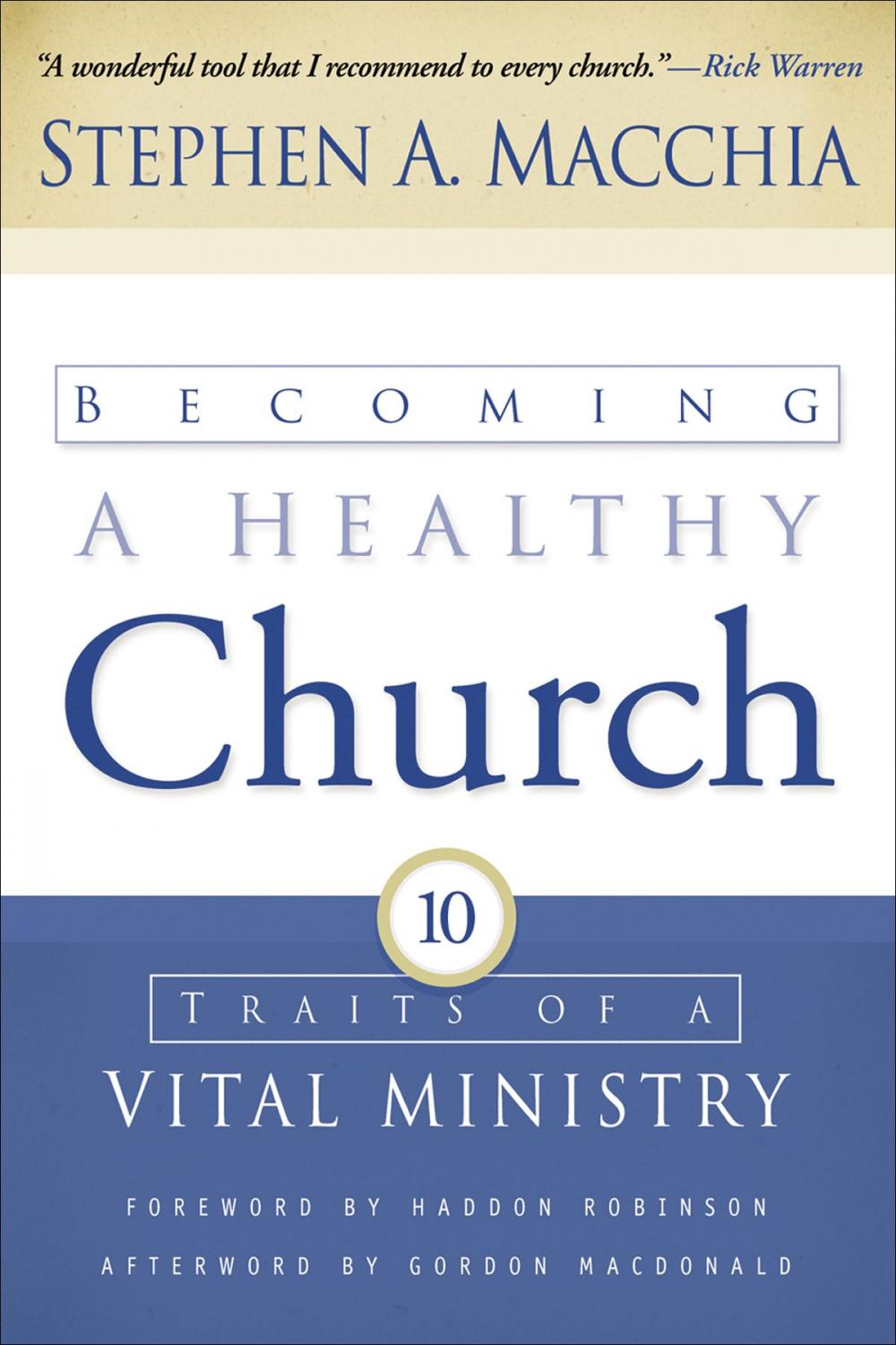 Big bigCover of Becoming a Healthy Church